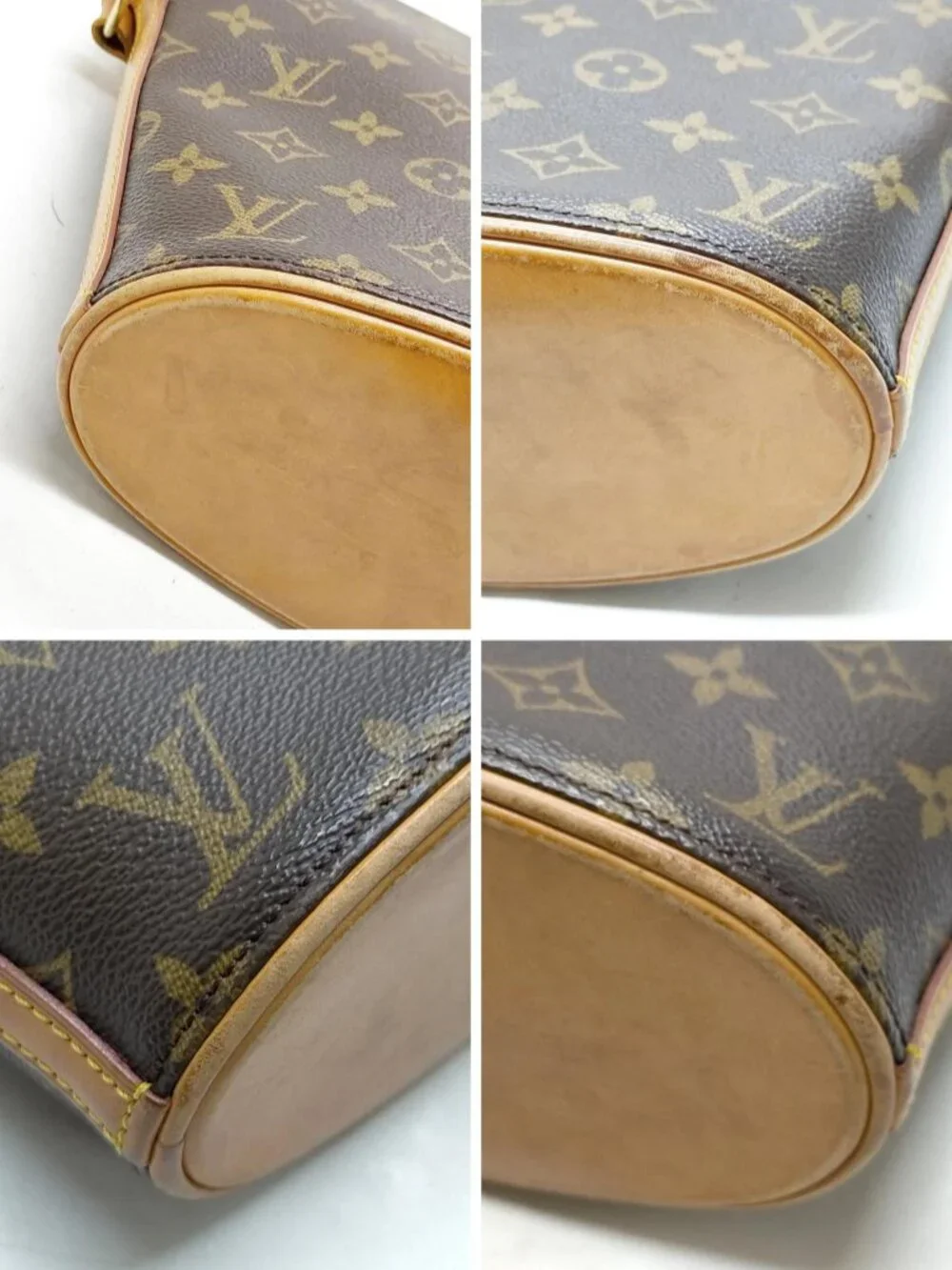 Authentic Louis Vuitton Drouot Monogram Canvas Crossbody Bag Vintage